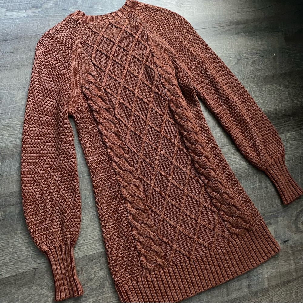 AE Brown Sweater Dress (XSP)